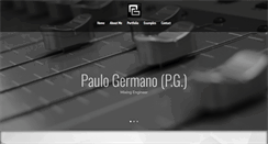 Desktop Screenshot of pgaudio.com.br
